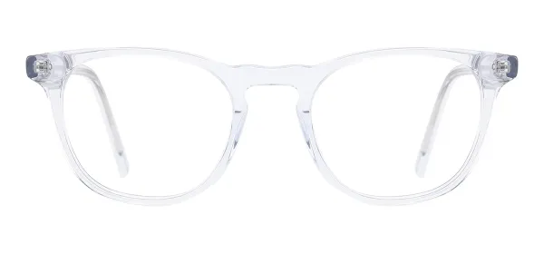 Square Acetate Spectacle Frame - Transparency