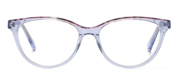 Cat Eye Acetate Frame - Blue
