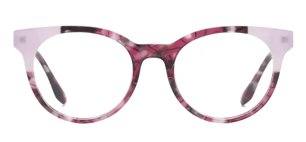 Vintage Small Eyeglasses Frame. - Purple