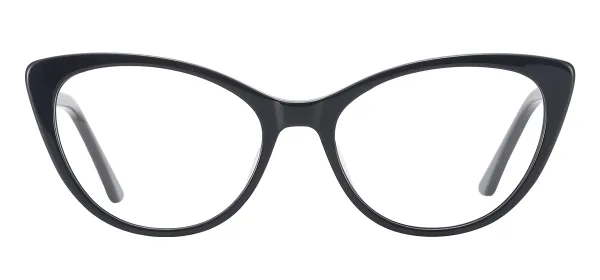 Cat Eye Fashion Frame - Black