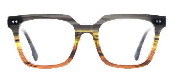 Fashion Square Glasses Frame - Gray