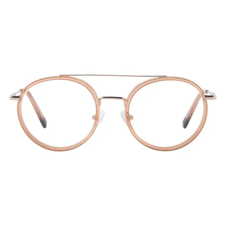 Acetate Metal Round Glasses