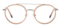 Acetate Metal Round Glasses