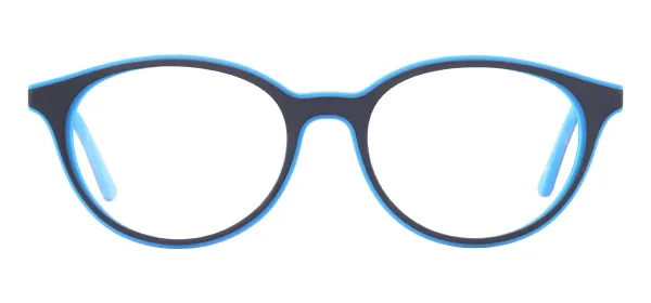 Small Kids Glasses - Black Blue