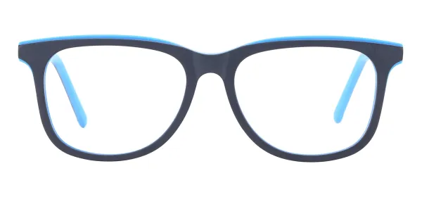 Children Square Glasses - Black Blue
