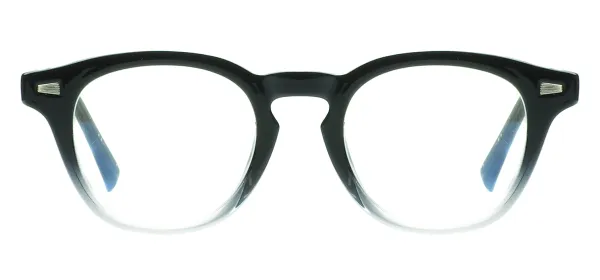 Round Vintage Spectacles - Black