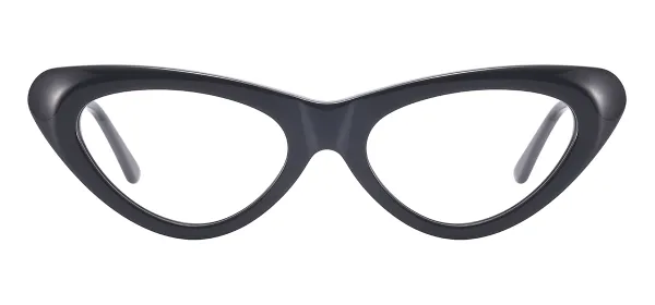 Women Cat Eye Spectacles - Black