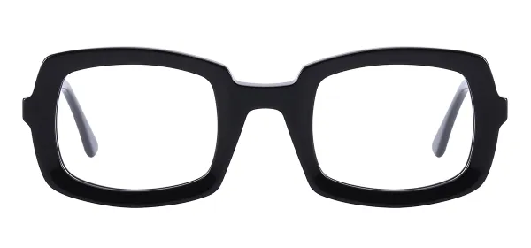 Rectangular Glasses - Black