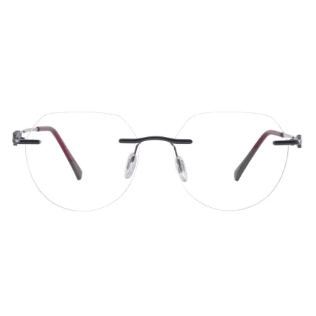 Round Rimless Spectacles
