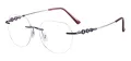 Round Rimless Spectacles