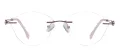 Cat Eye Rimless Spectacles