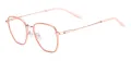 Metal Square Eyeglasses