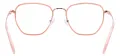 Metal Square Eyeglasses