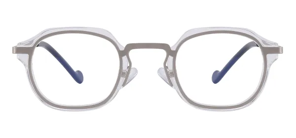 Plastic Full Rim Eyeglasses - Transparency