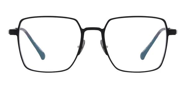 Titanium Men Eyeglasses - Black