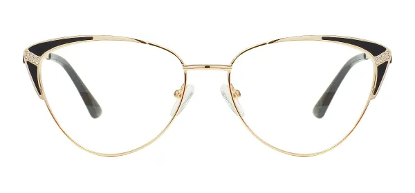 Cat Eye Women Eyeglasses - Black