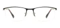 Rectangular Half Rim Glasses