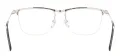 Square Half Rim Glasses
