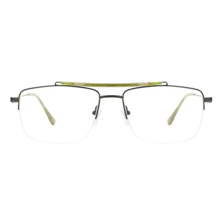 Metal Half Rim Eyeglasses