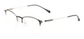 Oval Half Rim Metal Glasses Frame