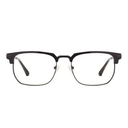 Large Metal Square Browline Frames