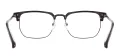Large Metal Square Browline Frames