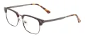 Large Metal Square Browline Frames