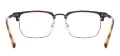 Large Metal Square Browline Frames