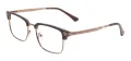 Large Metal Square Browline Frames