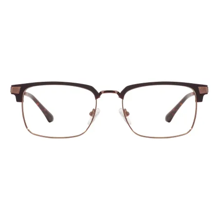 Large Metal Square Browline Frames