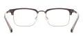 Large Metal Square Browline Frames