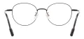 Metal Oval Glasses Frame With Titanium Temple