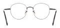 Metal Oval Glasses Frame With Titanium Temple