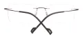 Metal Rimless Glasses Frame