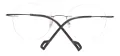 Metal Round Rimless Glasses Frame