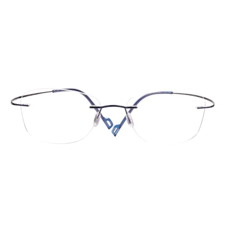 Metal Square Rimless Glasses Frame