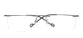 Metal Square Rimless Glasses Frame