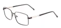 Metal Large Rectangular Glasses Frame With Spring Hinge