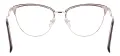 Metal Large Cat Eye Glasses Frame