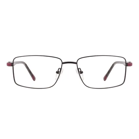 Metal Rectangular Glases Frame With Spring Hinge