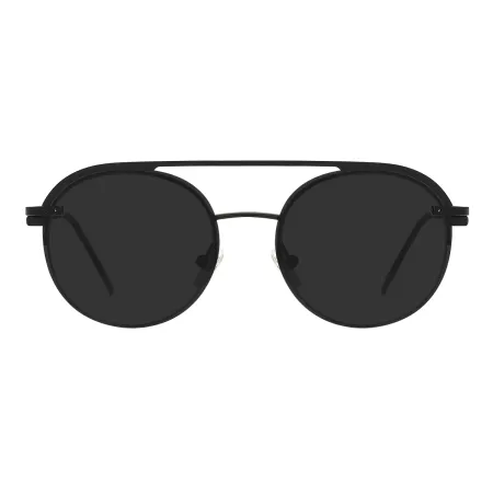 Metal Round Glasses Frames With Clip On With Spring Hinge