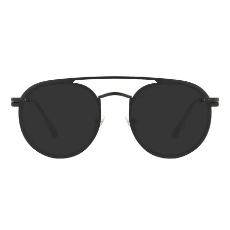 Metal Round Glasses Frames With Clip On With Spring Hinge