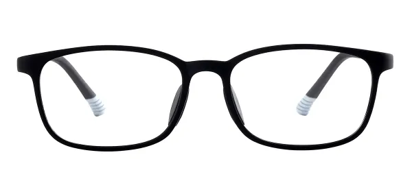 TR90 Rectangle Spectacle Frame - Black