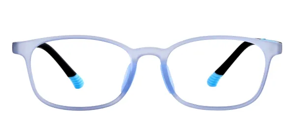 TR90 Lightweight Eyeglasses - Blue_Transparent