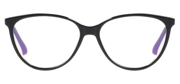 Cat Eye Women Glasses - Black