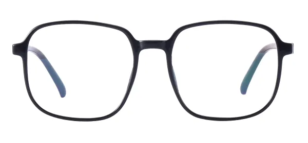 Lightweight Oversized Glasses - Black