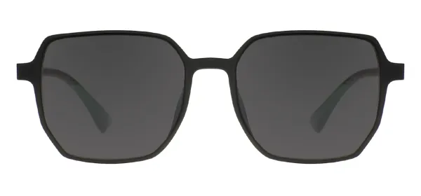 TR90 Oversized Sunglasses - Black