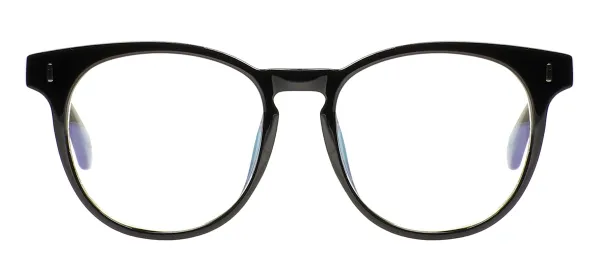 Lightweight Vintage Glasses - Black
