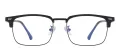 Rectangular Browline Eyeglasses