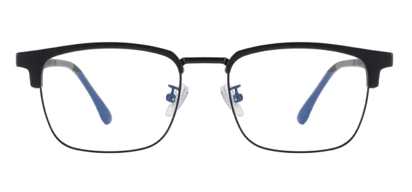 Vintage Browline Eyeglasses - Black